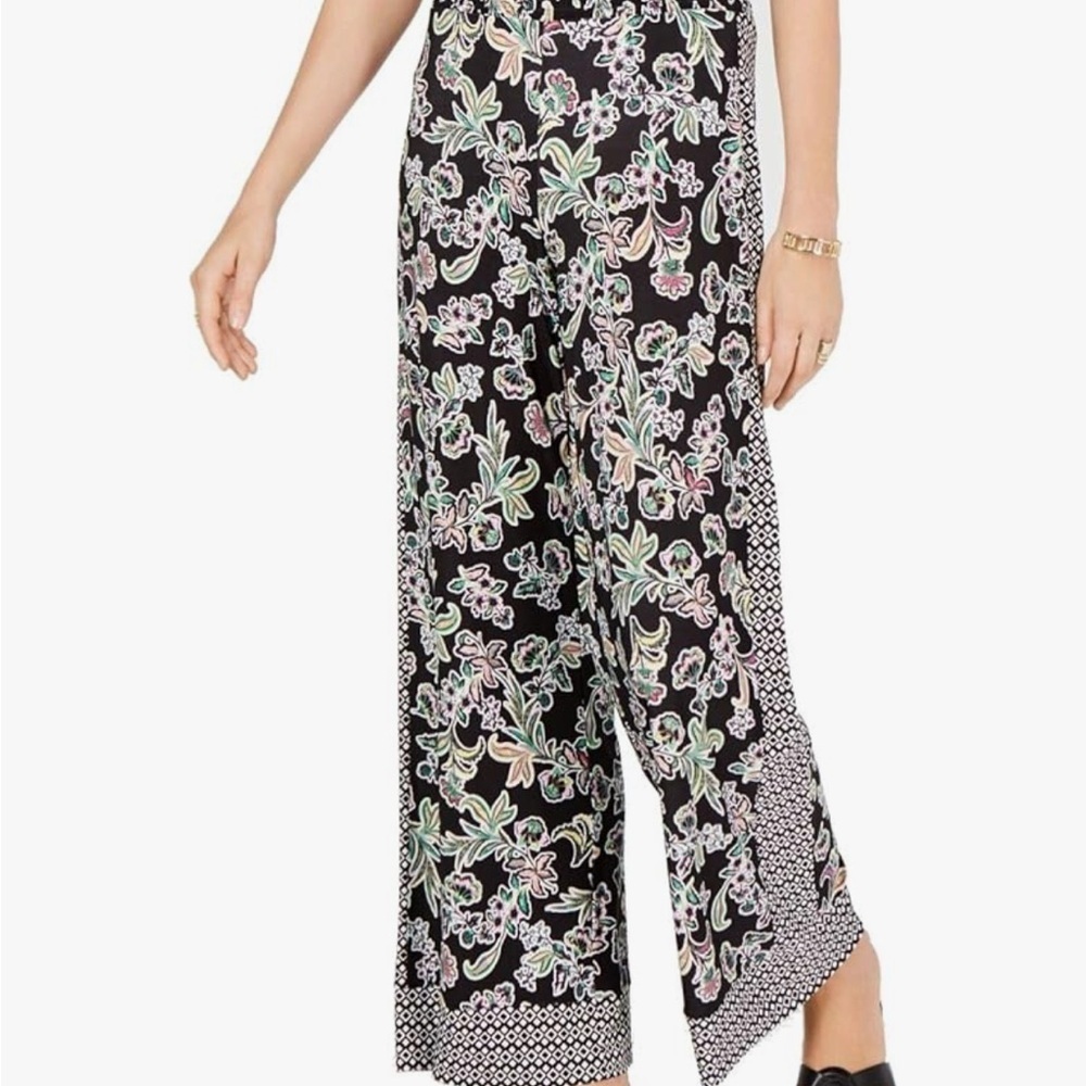 INC International Concepts smoked wide leg pants sz XL